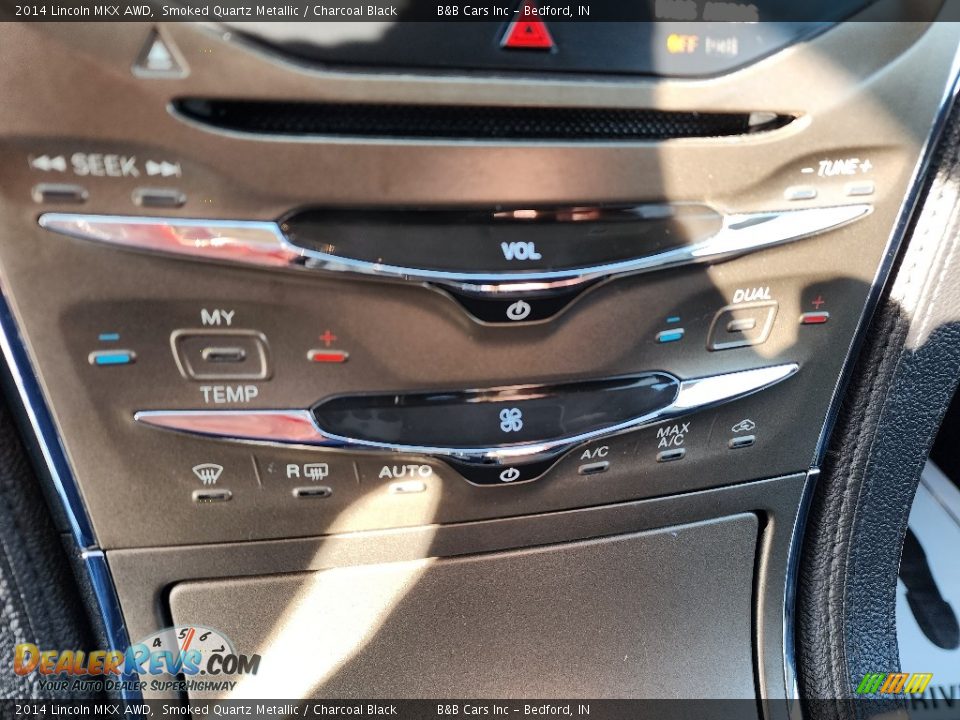 2014 Lincoln MKX AWD Smoked Quartz Metallic / Charcoal Black Photo #19