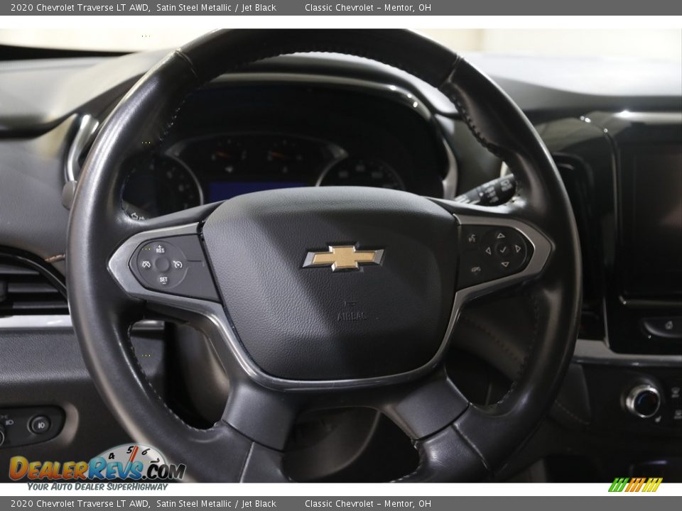 2020 Chevrolet Traverse LT AWD Satin Steel Metallic / Jet Black Photo #7