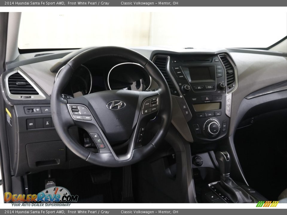2014 Hyundai Santa Fe Sport AWD Frost White Pearl / Gray Photo #6
