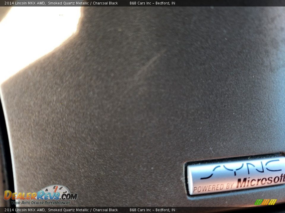 2014 Lincoln MKX AWD Smoked Quartz Metallic / Charcoal Black Photo #20
