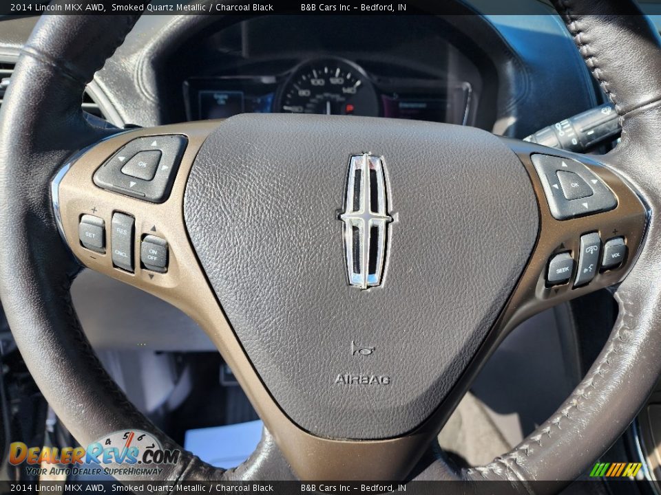 2014 Lincoln MKX AWD Steering Wheel Photo #21