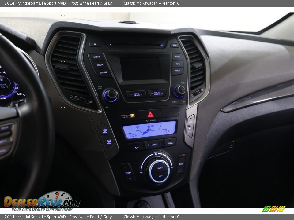 2014 Hyundai Santa Fe Sport AWD Frost White Pearl / Gray Photo #9