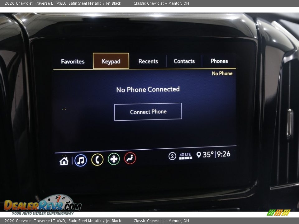 2020 Chevrolet Traverse LT AWD Satin Steel Metallic / Jet Black Photo #11