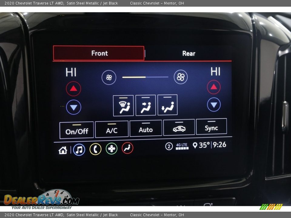 2020 Chevrolet Traverse LT AWD Satin Steel Metallic / Jet Black Photo #12