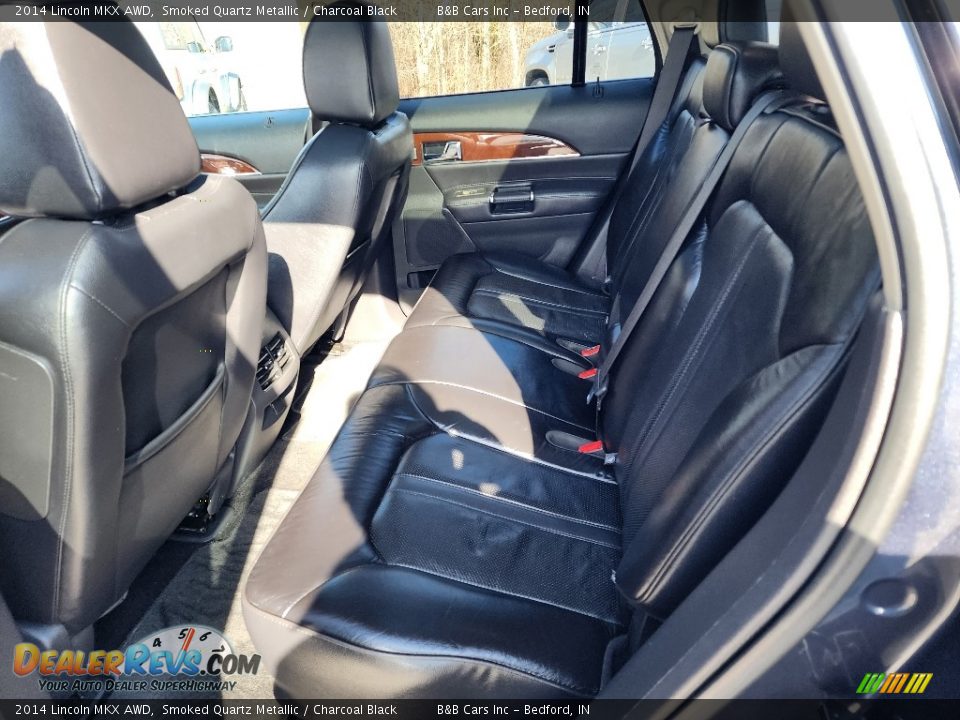 2014 Lincoln MKX AWD Smoked Quartz Metallic / Charcoal Black Photo #24