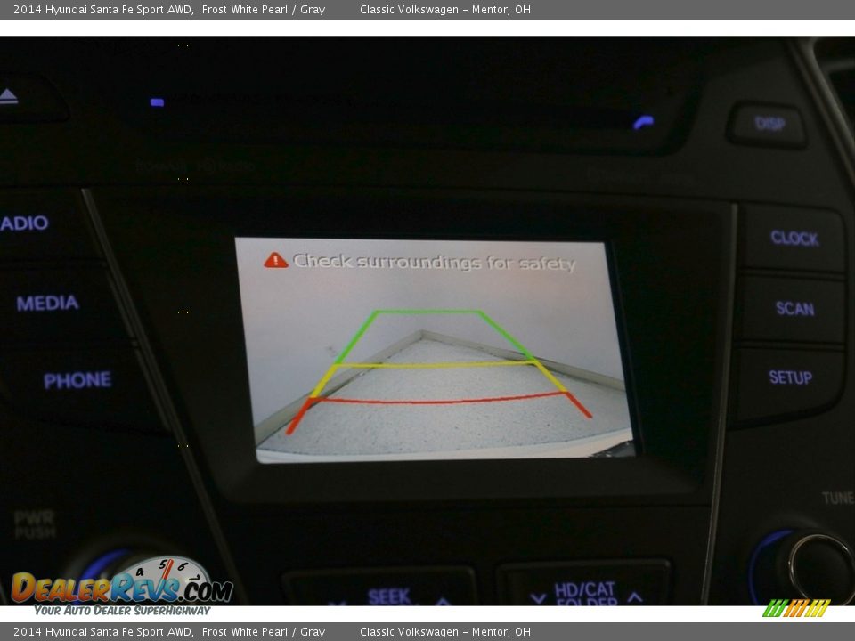 2014 Hyundai Santa Fe Sport AWD Frost White Pearl / Gray Photo #12