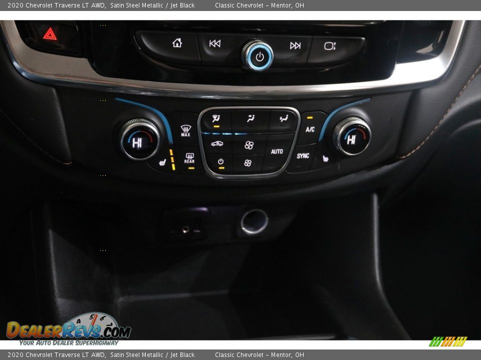 2020 Chevrolet Traverse LT AWD Satin Steel Metallic / Jet Black Photo #14
