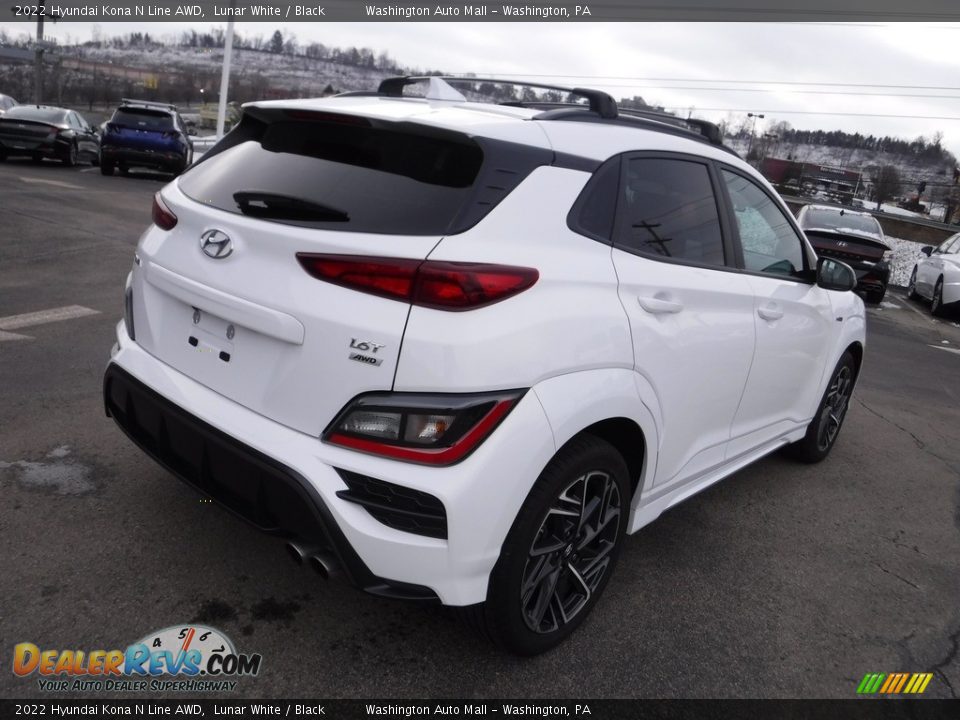 Lunar White 2022 Hyundai Kona N Line AWD Photo #11