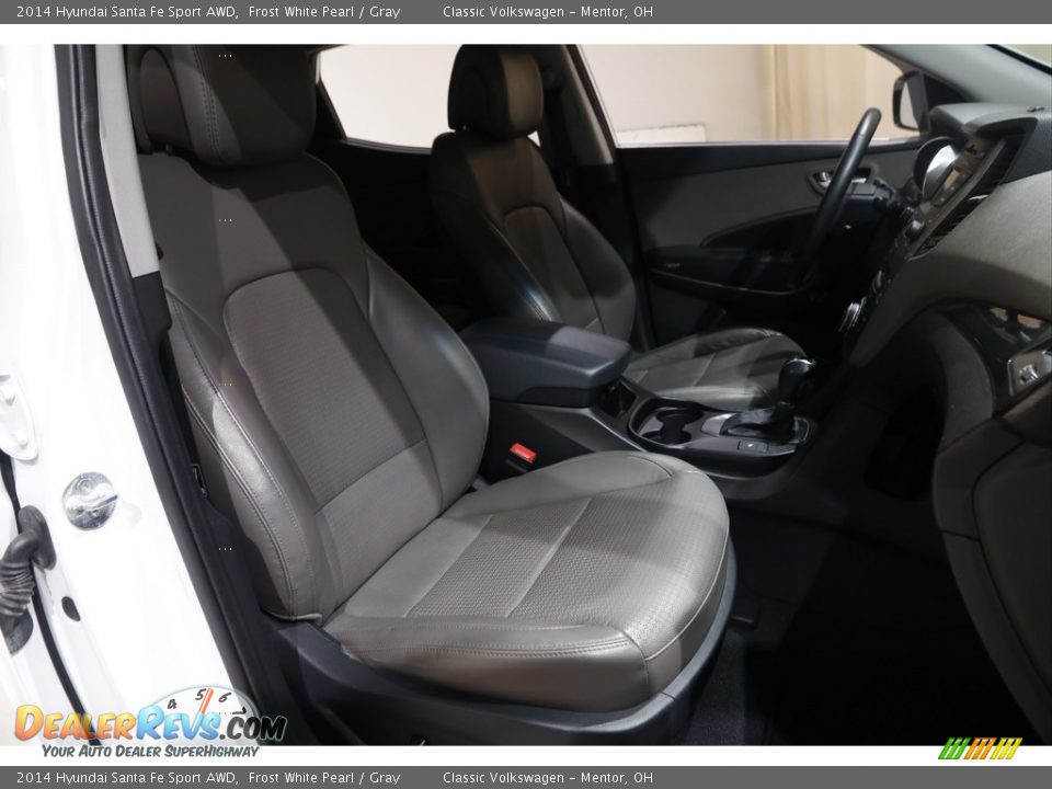 2014 Hyundai Santa Fe Sport AWD Frost White Pearl / Gray Photo #15
