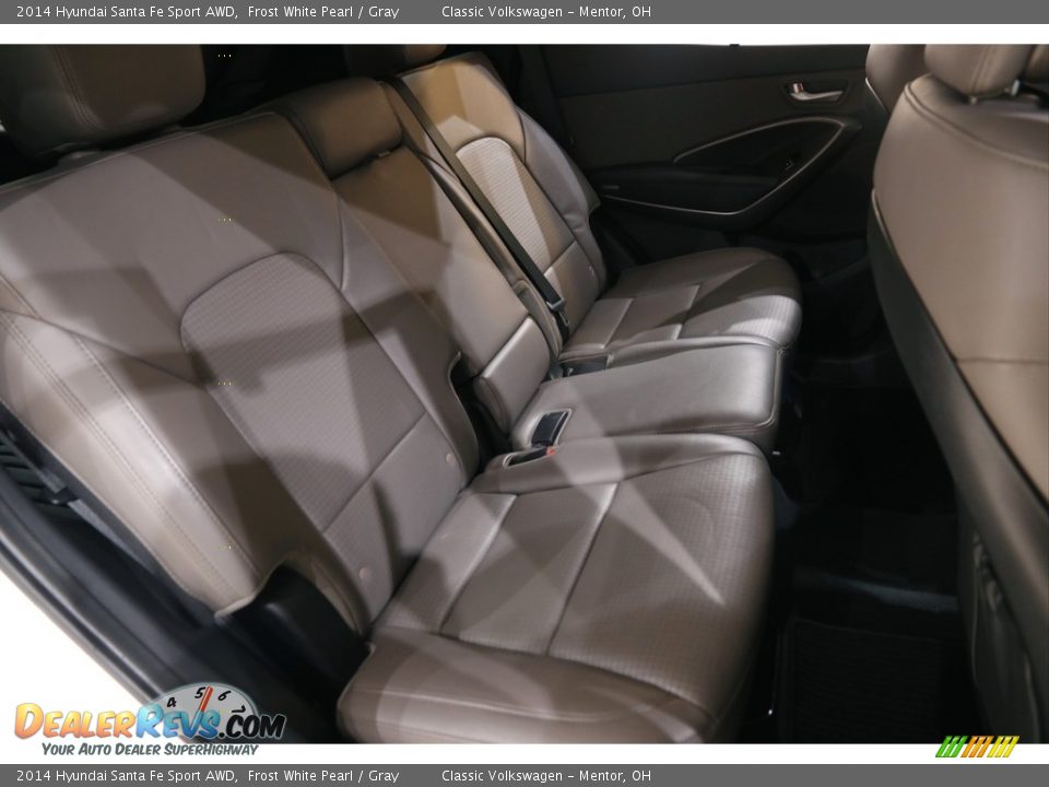 2014 Hyundai Santa Fe Sport AWD Frost White Pearl / Gray Photo #16