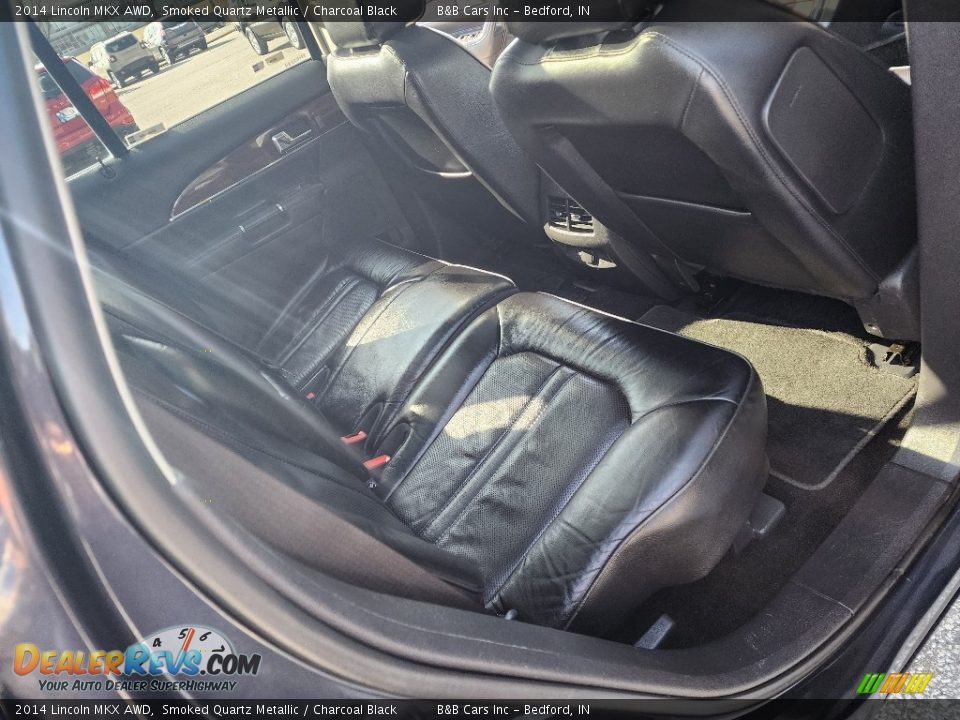 2014 Lincoln MKX AWD Smoked Quartz Metallic / Charcoal Black Photo #28