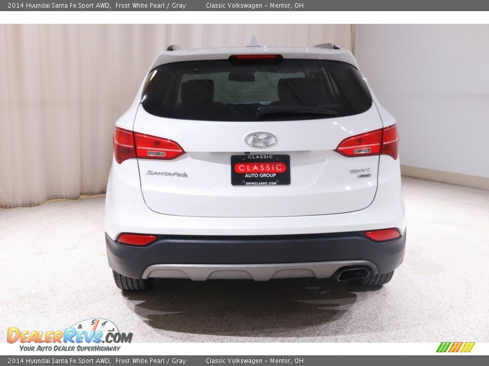 2014 Hyundai Santa Fe Sport AWD Frost White Pearl / Gray Photo #18