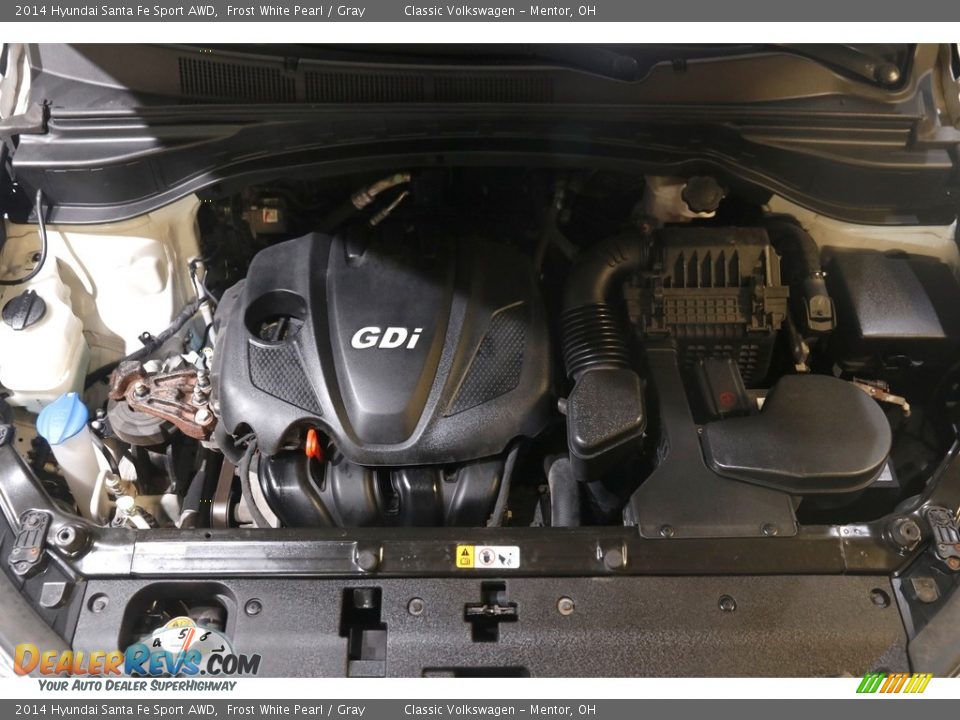 2014 Hyundai Santa Fe Sport AWD Frost White Pearl / Gray Photo #19