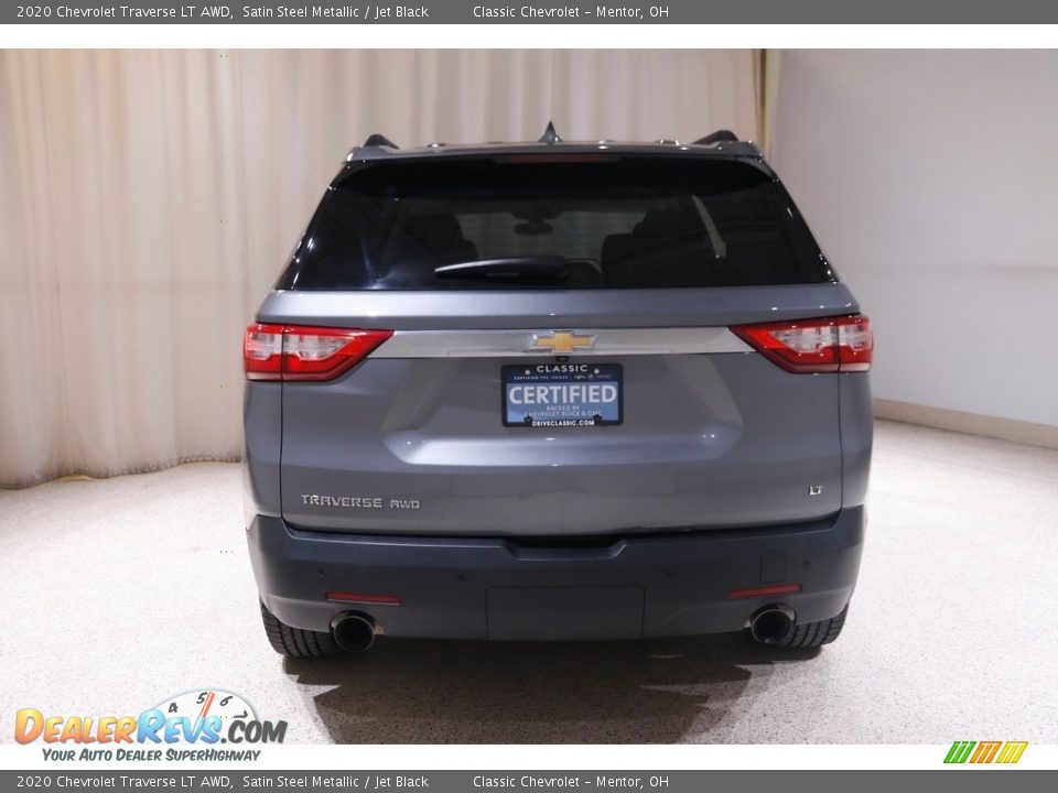 2020 Chevrolet Traverse LT AWD Satin Steel Metallic / Jet Black Photo #21