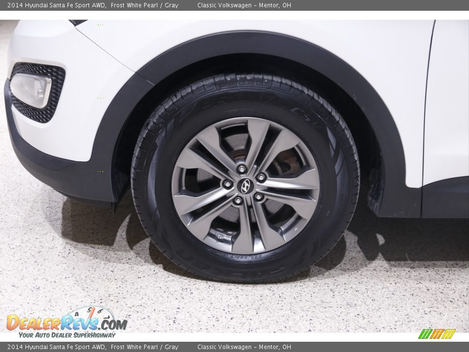 2014 Hyundai Santa Fe Sport AWD Frost White Pearl / Gray Photo #20