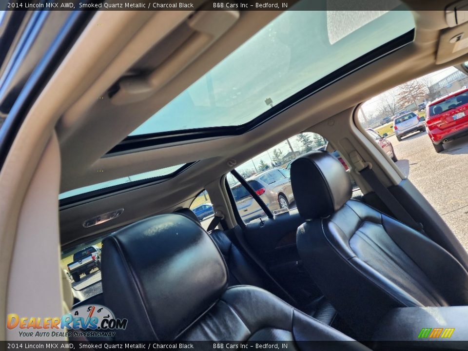 2014 Lincoln MKX AWD Smoked Quartz Metallic / Charcoal Black Photo #31