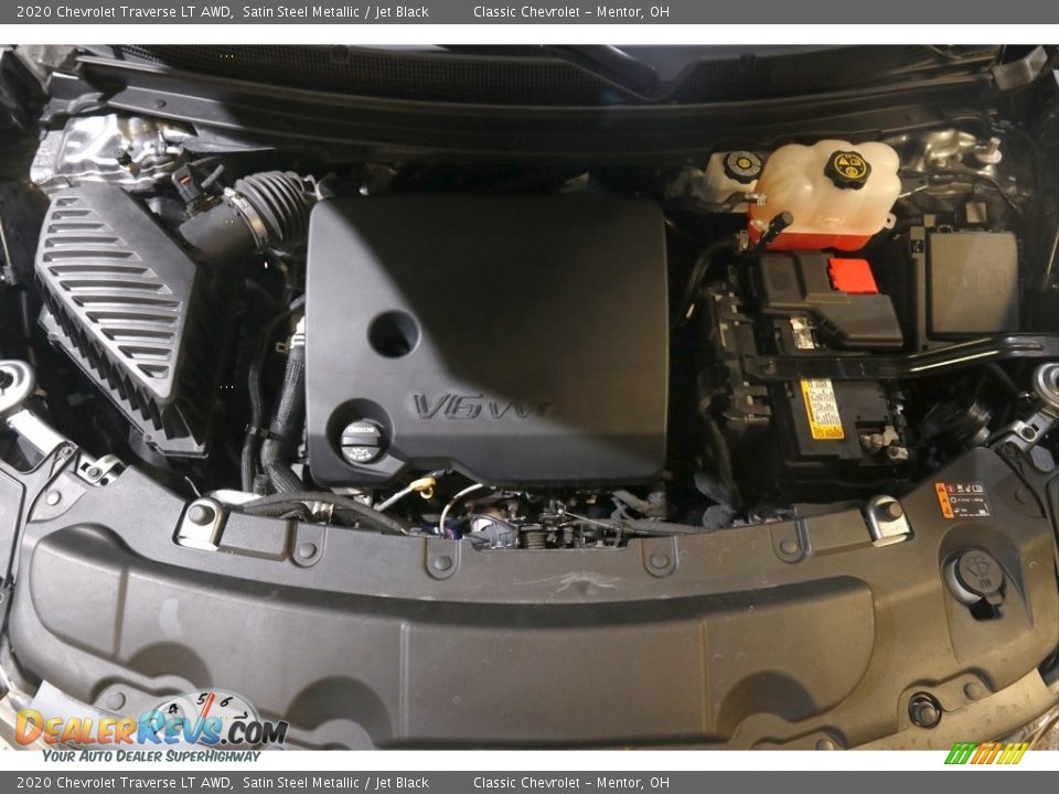 2020 Chevrolet Traverse LT AWD Satin Steel Metallic / Jet Black Photo #22