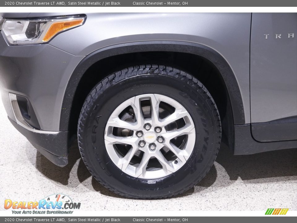 2020 Chevrolet Traverse LT AWD Satin Steel Metallic / Jet Black Photo #23