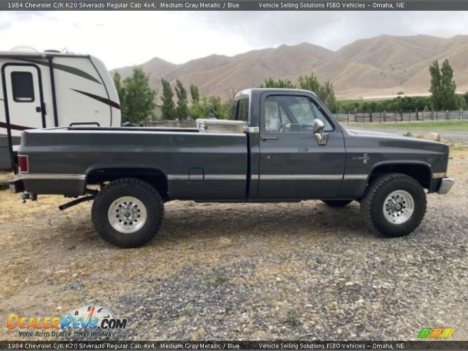 Medium Gray Metallic 1984 Chevrolet C/K K20 Silverado Regular Cab 4x4 Photo #3