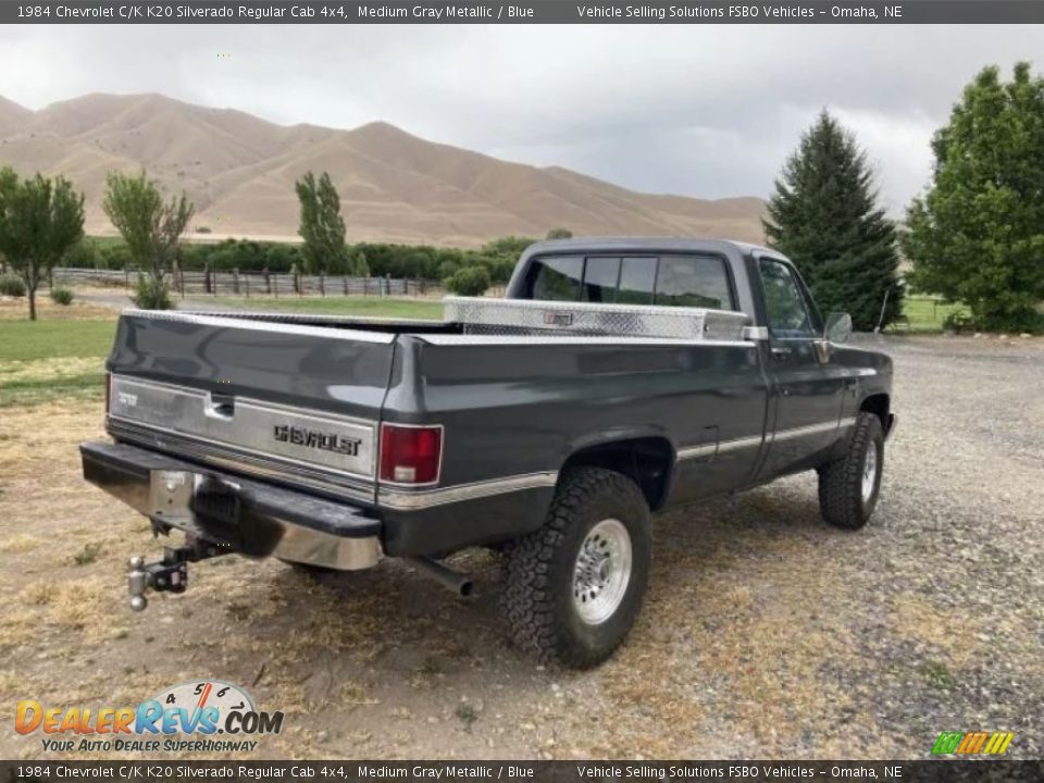 Medium Gray Metallic 1984 Chevrolet C/K K20 Silverado Regular Cab 4x4 Photo #4