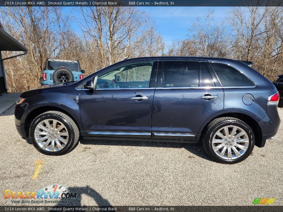 2014 Lincoln MKX AWD Smoked Quartz Metallic / Charcoal Black Photo #34