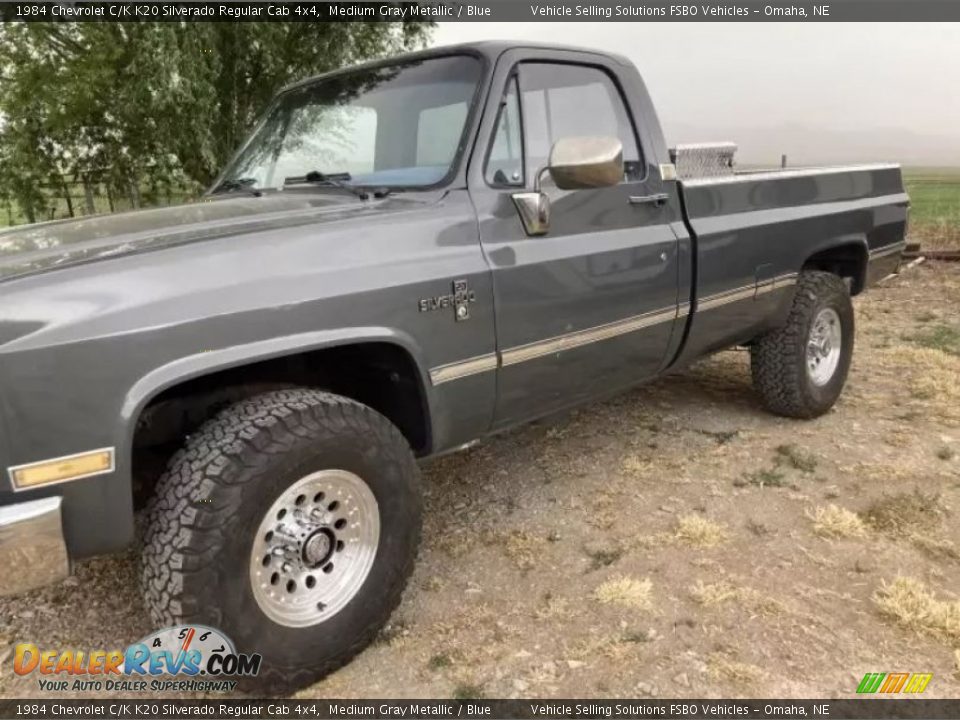 Medium Gray Metallic 1984 Chevrolet C/K K20 Silverado Regular Cab 4x4 Photo #6