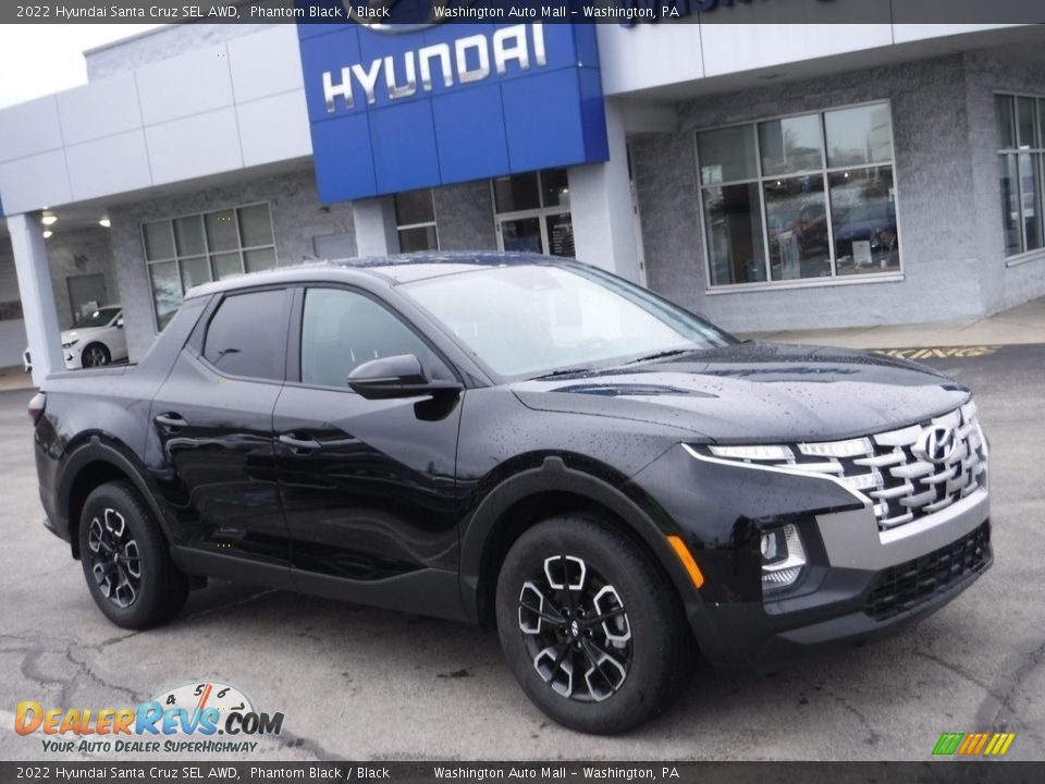 2022 Hyundai Santa Cruz SEL AWD Phantom Black / Black Photo #1