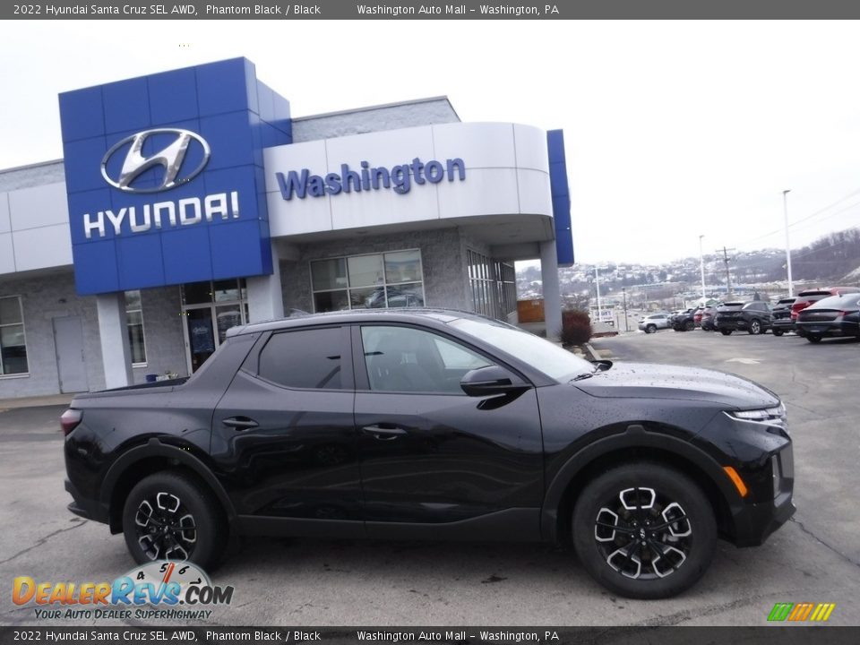 2022 Hyundai Santa Cruz SEL AWD Phantom Black / Black Photo #2