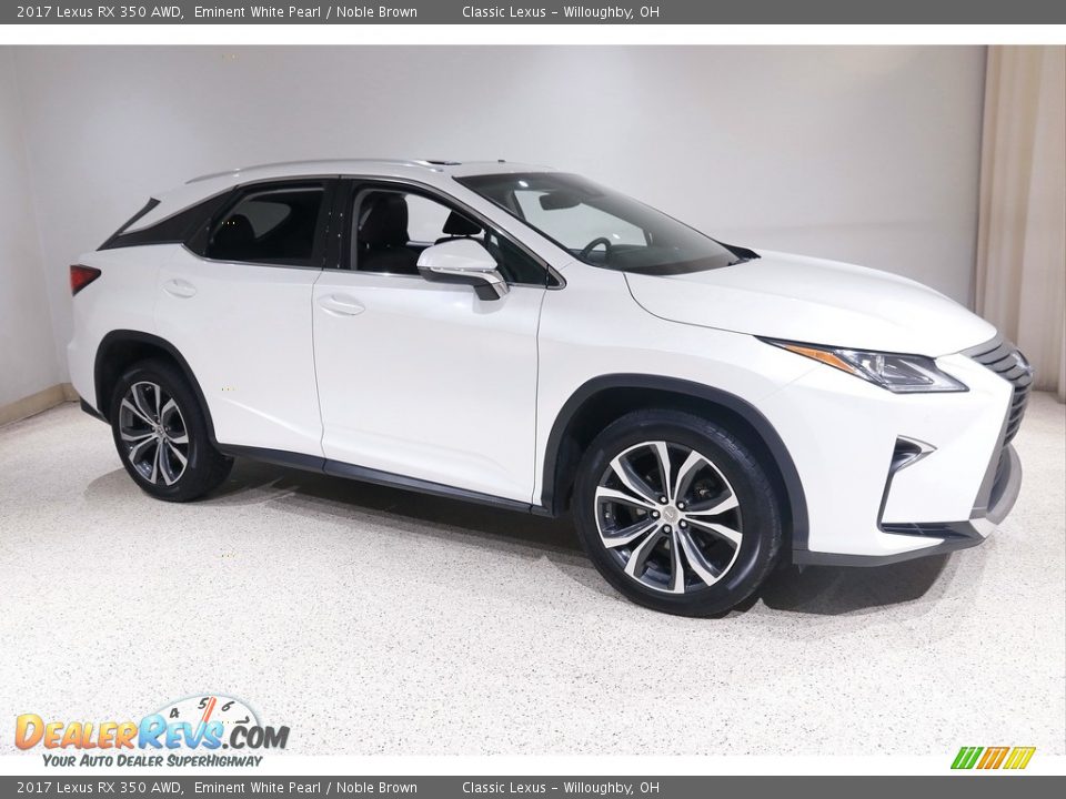 2017 Lexus RX 350 AWD Eminent White Pearl / Noble Brown Photo #1