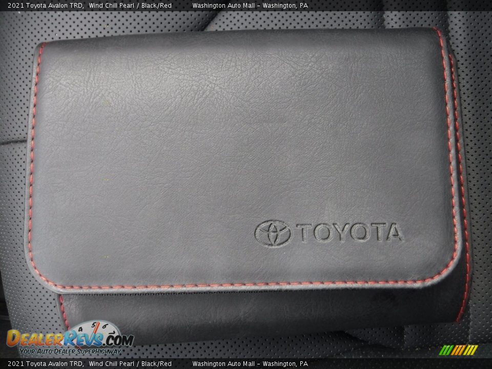 2021 Toyota Avalon TRD Wind Chill Pearl / Black/Red Photo #33