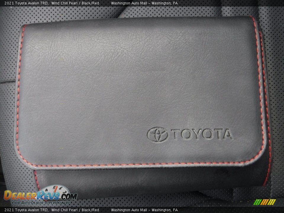 2021 Toyota Avalon TRD Wind Chill Pearl / Black/Red Photo #33