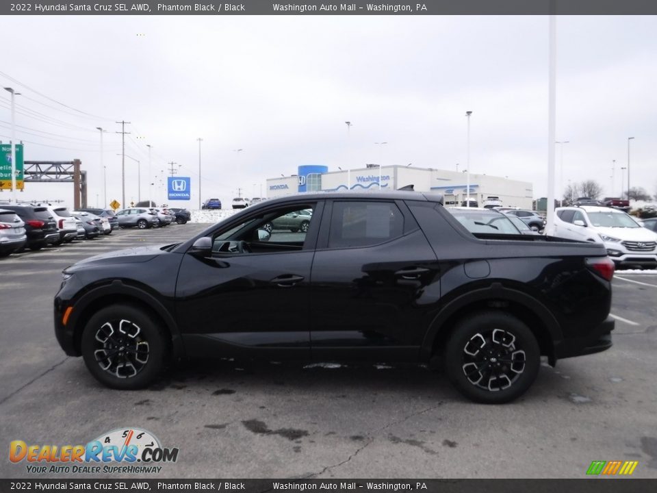 2022 Hyundai Santa Cruz SEL AWD Phantom Black / Black Photo #6