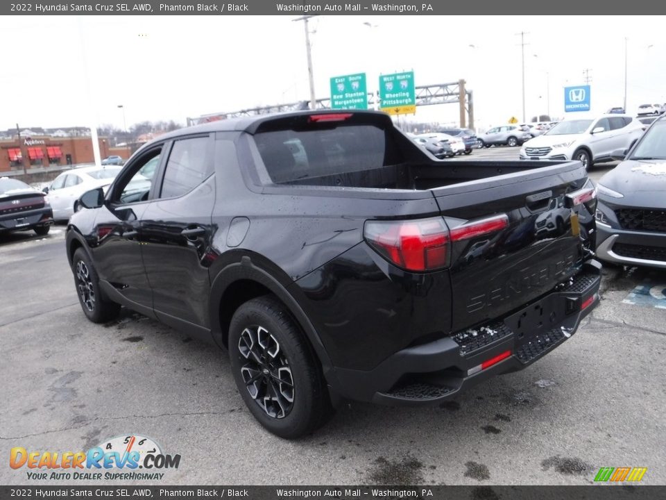 2022 Hyundai Santa Cruz SEL AWD Phantom Black / Black Photo #7