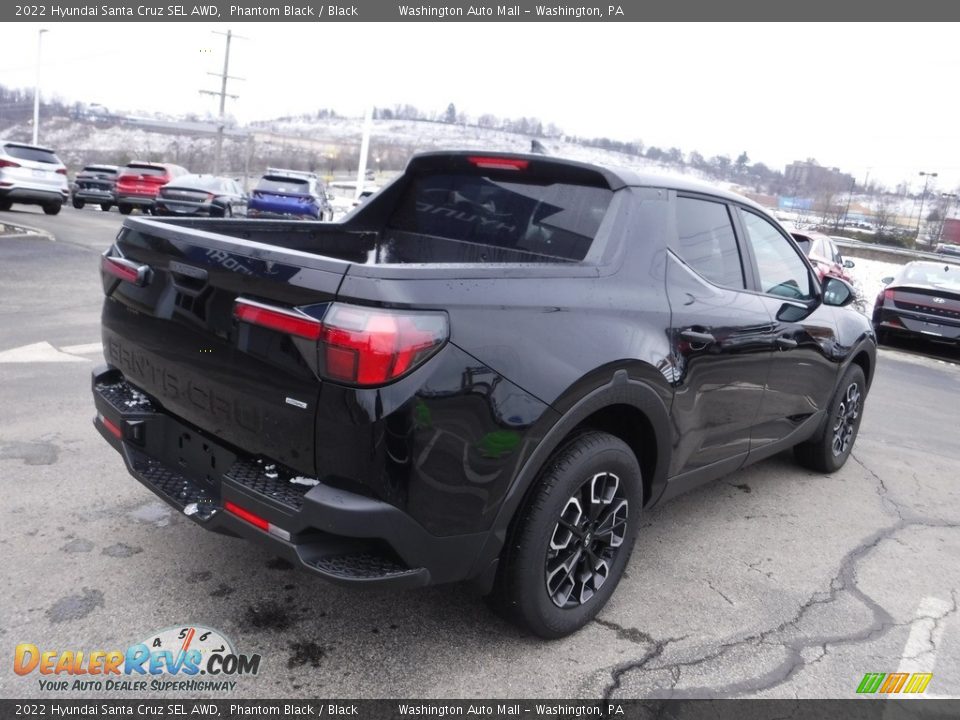 2022 Hyundai Santa Cruz SEL AWD Phantom Black / Black Photo #9