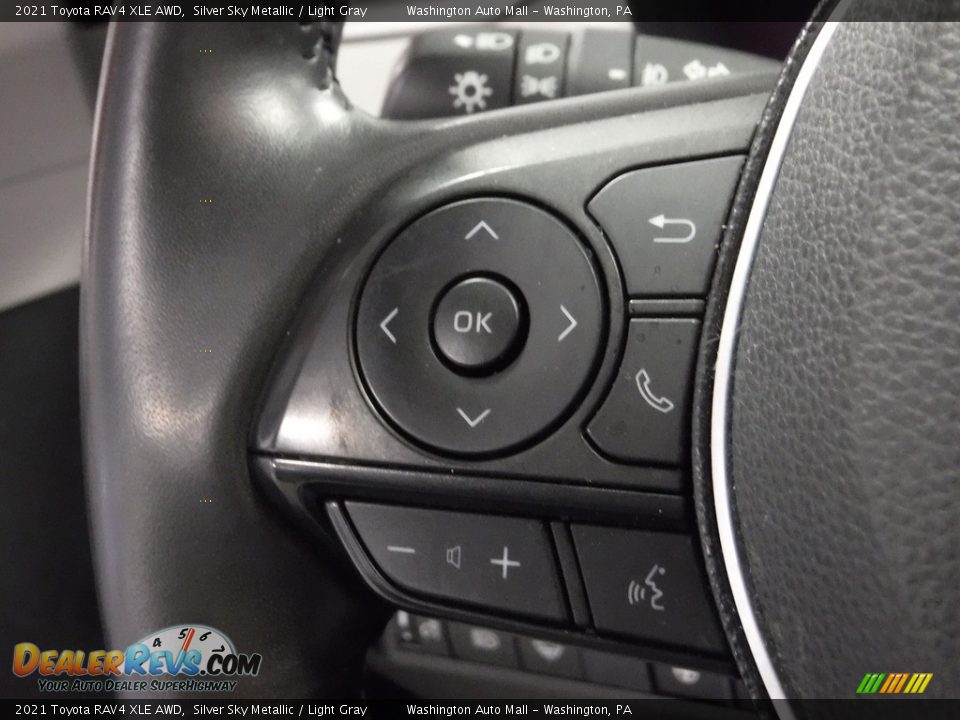 2021 Toyota RAV4 XLE AWD Steering Wheel Photo #6