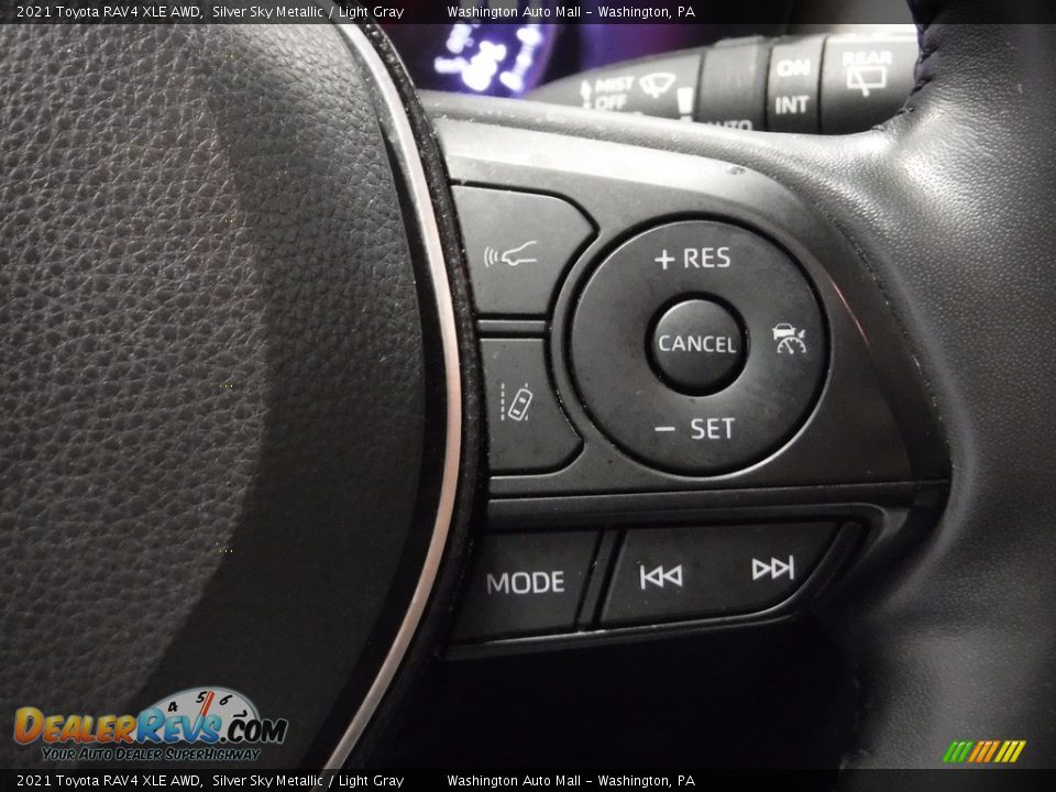 2021 Toyota RAV4 XLE AWD Steering Wheel Photo #7
