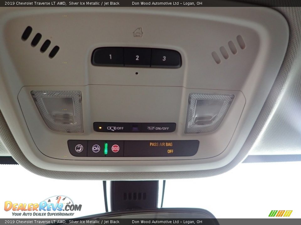 2019 Chevrolet Traverse LT AWD Silver Ice Metallic / Jet Black Photo #21