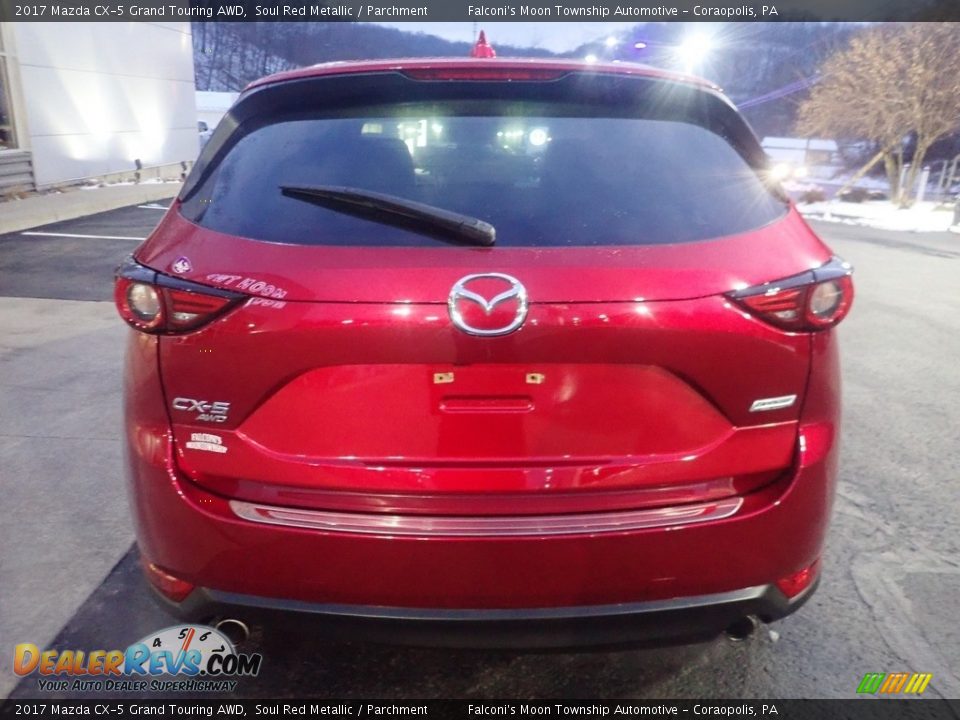 2017 Mazda CX-5 Grand Touring AWD Soul Red Metallic / Parchment Photo #3