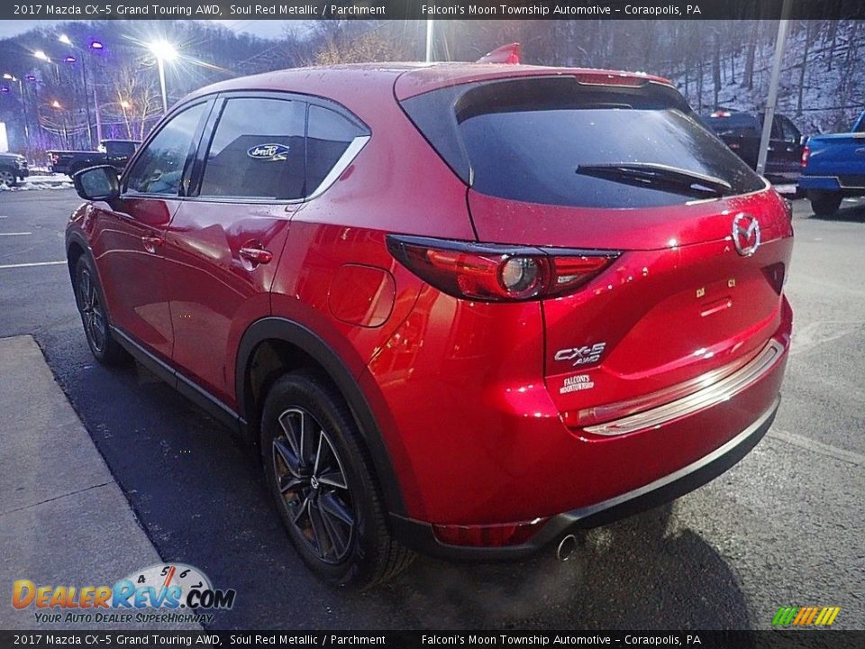 2017 Mazda CX-5 Grand Touring AWD Soul Red Metallic / Parchment Photo #5