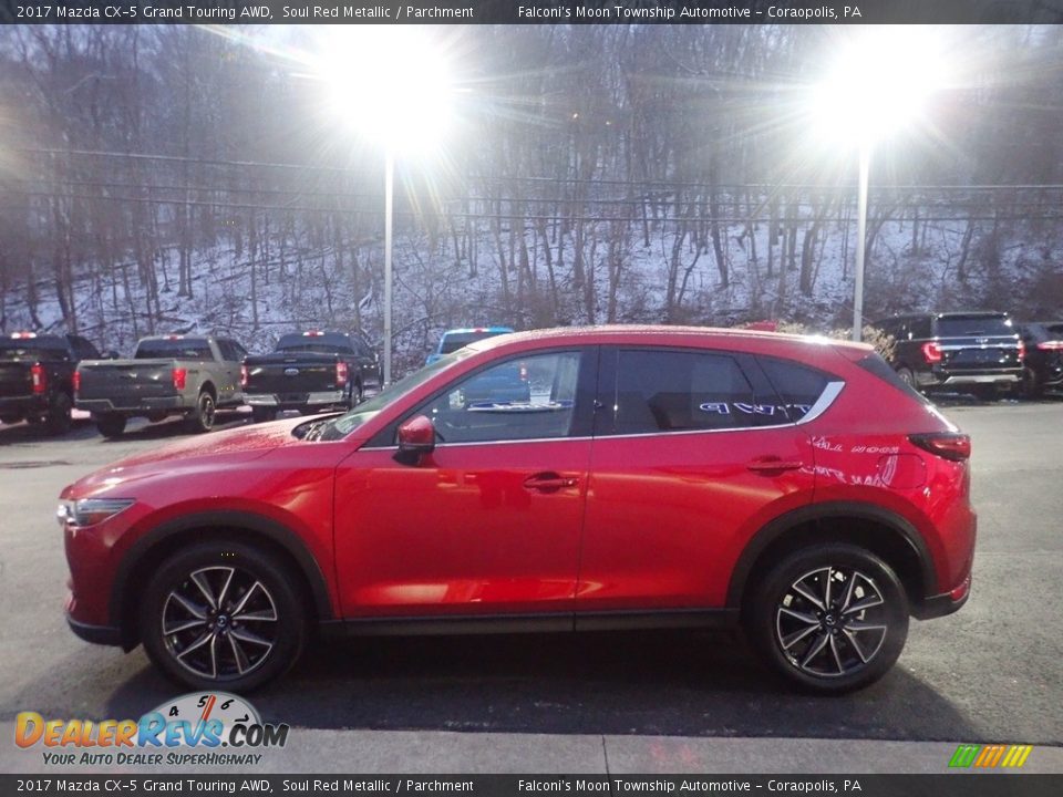 2017 Mazda CX-5 Grand Touring AWD Soul Red Metallic / Parchment Photo #6