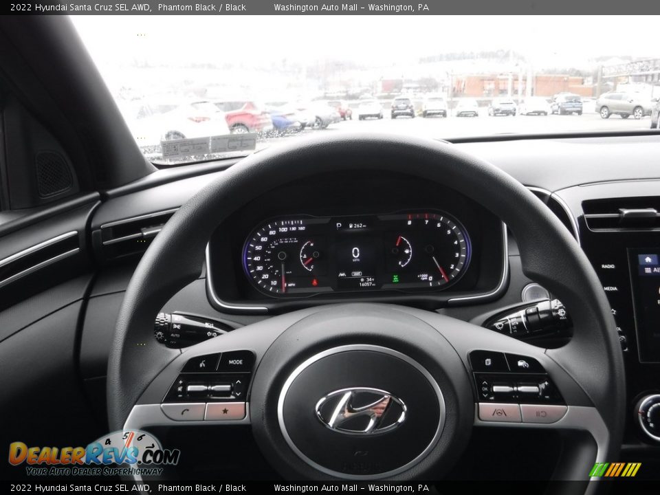 2022 Hyundai Santa Cruz SEL AWD Phantom Black / Black Photo #24