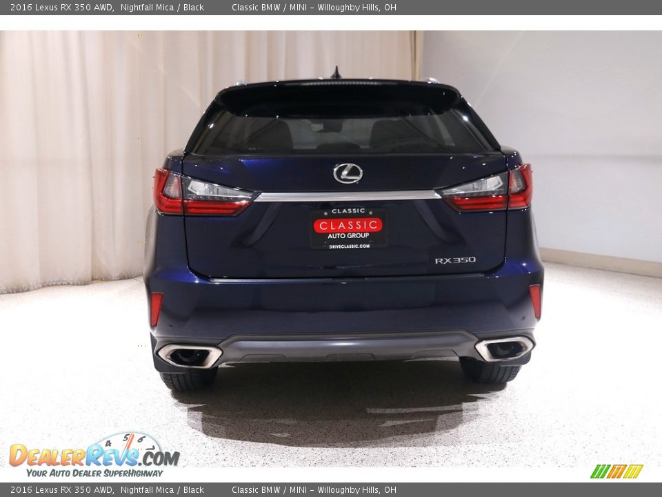 2016 Lexus RX 350 AWD Nightfall Mica / Black Photo #22