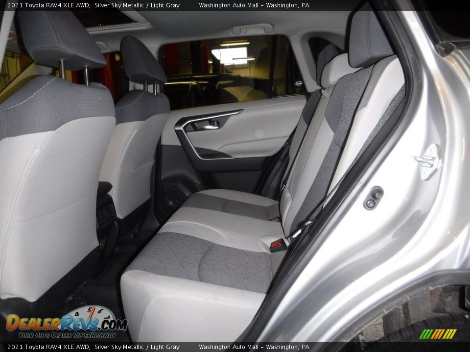 Rear Seat of 2021 Toyota RAV4 XLE AWD Photo #21