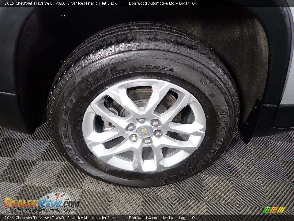 2019 Chevrolet Traverse LT AWD Silver Ice Metallic / Jet Black Photo #33