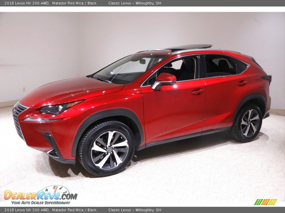 2018 Lexus NX 300 AWD Matador Red Mica / Black Photo #3