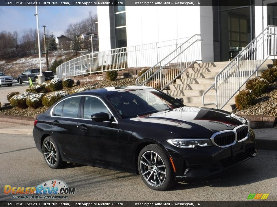 2020 BMW 3 Series 330i xDrive Sedan Black Sapphire Metallic / Black Photo #1