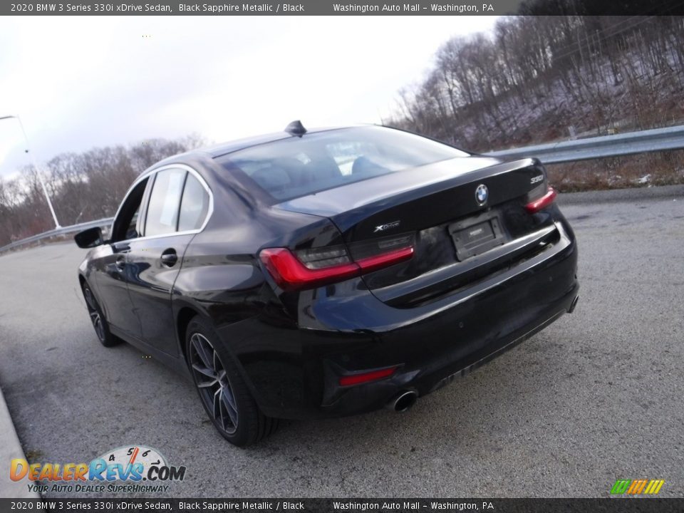 2020 BMW 3 Series 330i xDrive Sedan Black Sapphire Metallic / Black Photo #12