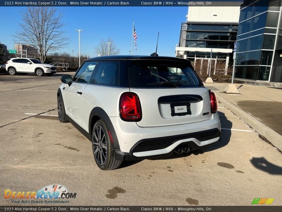 2023 Mini Hardtop Cooper S 2 Door White Silver Metallic / Carbon Black Photo #2