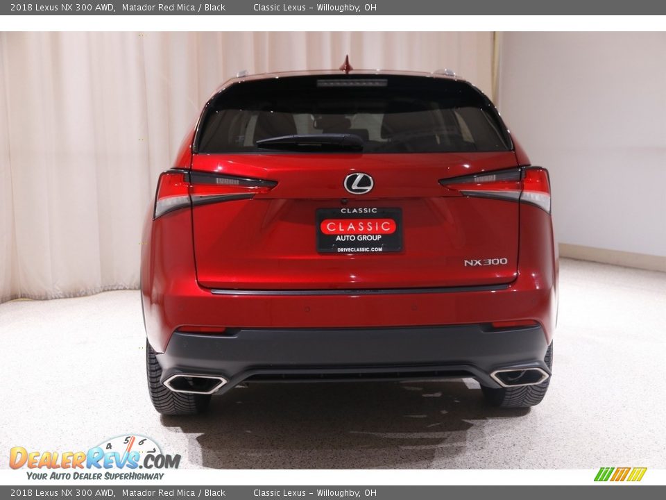 2018 Lexus NX 300 AWD Matador Red Mica / Black Photo #21