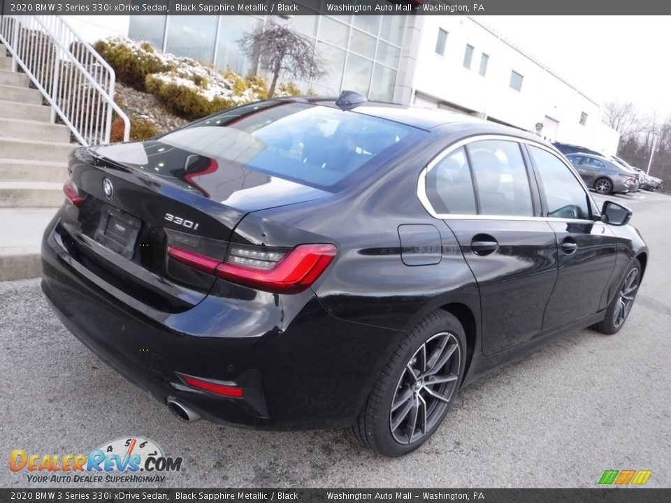 2020 BMW 3 Series 330i xDrive Sedan Black Sapphire Metallic / Black Photo #15